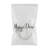 Maxbell 20 Pieces DIY Handmade Necklace Cord Wax Rope String Jewelry Making White