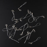 Maxbell 20pcs DIY Mobile Cellphone Keychain Lanyard Charms DIY Rope Silver