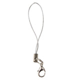 Maxbell 20pcs DIY Mobile Cellphone Keychain Lanyard Charms DIY Rope Silver