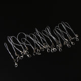 Maxbell 20pcs DIY Mobile Cellphone Keychain Lanyard Charms DIY Rope Silver