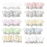 Maxbell 20pcs DIY Mobile Cellphone Keychain Lanyard Charms DIY Rope Silver