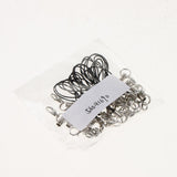 Maxbell 20pcs DIY Mobile Cellphone Keychain Lanyard Charms DIY Rope Black