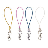 Maxbell 20pcs DIY Mobile Cellphone Keychain Lanyard Charms DIY Rope Gold