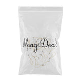 Maxbell 20pcs DIY Mobile Cellphone Keychain Lanyard Charms DIY Rope Gold