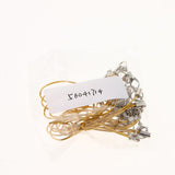 Maxbell 20pcs DIY Mobile Cellphone Keychain Lanyard Charms DIY Rope Gold
