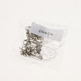 Maxbell 20pcs DIY Mobile Cellphone Keychain Lanyard Charms DIY Rope White