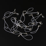 Maxbell 20pcs DIY Mobile Cellphone Keychain Lanyard Charms DIY Rope White