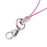 Maxbell 20pcs DIY Mobile Cellphone Keychain Lanyard Charms DIY Rope Light Purple
