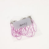 Maxbell 20pcs DIY Mobile Cellphone Keychain Lanyard Charms DIY Rope Light Purple