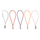 Maxbell 100pcs Mobile Cellphone Braided Lariat Lanyard Cords Dangle Straps Pink