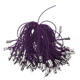 Maxbell 100pcs Mobile Cellphone Braided Lariat Lanyard Cords Dangle Straps Purple