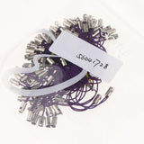 Maxbell 100pcs Mobile Cellphone Braided Lariat Lanyard Cords Dangle Straps Purple