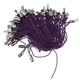 Maxbell 100pcs Mobile Cellphone Braided Lariat Lanyard Cords Dangle Straps Purple