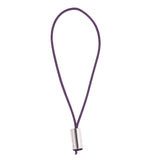Maxbell 100pcs Mobile Cellphone Braided Lariat Lanyard Cords Dangle Straps Purple