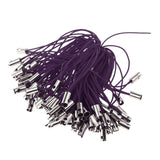 Maxbell 100pcs Mobile Cellphone Braided Lariat Lanyard Cords Dangle Straps Purple
