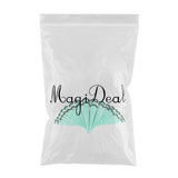 Maxbell 18 Pieces Acrylic Ear Tapers Plug Set Stretching Expanders Stretchers Cyan
