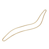Maxbell Goldplated Titanium Stainless Steel Box Link Chain with Lobster Claw 3mm80cm