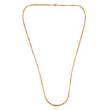 Maxbell Goldplated Titanium Stainless Steel Box Link Chain with Lobster Claw 3mm80cm