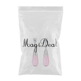 Maxbell Elegant Pink Opal Women Waterdrop Dangle Earrings Lady Wedding Party Jewelry