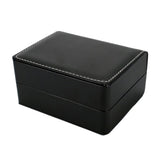 Maxbell Black PU Leather Single Slot Watch Bangle Case Wristwatch Box Organizer Gift