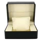 Maxbell Black PU Leather Single Slot Watch Bangle Case Wristwatch Box Organizer Gift