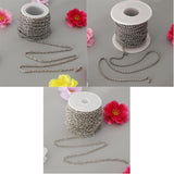 Maxbell Stainless Steel Cable Chain Necklace for Men Women DIY Crafting 12m 4mm