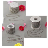 Maxbell Stainless Steel Cable Chain Necklace for Men Women DIY Crafting 12m 4mm