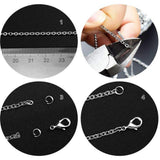 Maxbell Stainless Steel Cable Chain Necklace for Men Women DIY Crafting 12m 4mm