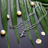 Maxbell Stainless Steel Cable Chain Necklace for Men Women DIY Crafting 12m 4mm