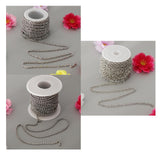 Maxbell Stainless Steel Cable Chain Necklace for Men Women DIY Crafting 12m 4mm