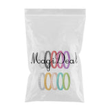 Maxbell 10Pcs 3mm Wide Flexible Rubber Silicone Wedding Finger Ring Band US Size 9