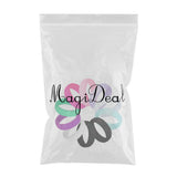 Maxbell 10Pcs Glitter Silicone Rubber Comfort Fit Wedding Party Rings US Size 8
