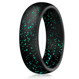 Maxbell 7Pack 5.7mm Wide Flexible Silicone Wedding Finger Ring Rubber Sport Ring 5