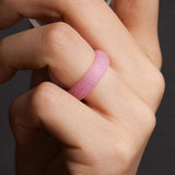 Maxbell 7Pack 5.7mm Wide Flexible Silicone Wedding Finger Ring Rubber Sport Ring 5