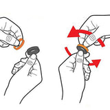 Max 8mm Men's Silicone Wedding Band Ring Working Sports Rubber Comfort Fit 13