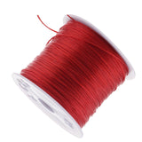 Max 1 Roll Elastic Cord Stretchy String Thread 50 Meters for Jewelry DIY Red