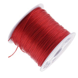 Max 1 Roll Elastic Cord Stretchy String Thread 50 Meters for Jewelry DIY Red