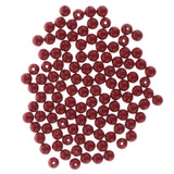 Max 120 Pieces Bulk Cinnabar Beads Buddha Charms Necklace Bracelet DIY 6mm