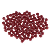 Max 120 Pieces Bulk Cinnabar Beads Buddha Charms Necklace Bracelet DIY 6mm