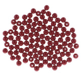 Max 120 Pieces Bulk Cinnabar Beads Buddha Charms Necklace Bracelet DIY 6mm
