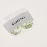 Maxbell 2 Pieces Resin Pendant Dried Flower Jewelry Making 20mm Glass Round Green