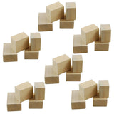 Maxbell 100 Pieces Square Wood Cube Beads for   DIY Handy Craft 2*2*2 cm