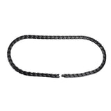 Maxbell Unisex Stainless Steel Magnetic Therapy Necklace for Pain Relief Black
