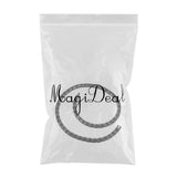 Maxbell Unisex Stainless Steel Magnetic Therapy Necklace for Pain Relief Black