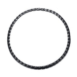 Maxbell Unisex Stainless Steel Magnetic Therapy Necklace for Pain Relief Black