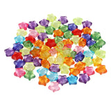 Maxbell Transparent Acrylic Star Spacer Loose Beads Charms DIY Jewelry Makings 14mm