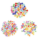 Maxbell Transparent Acrylic Star Spacer Loose Beads Charms DIY Jewelry Makings 14mm