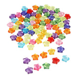 Maxbell Transparent Acrylic Star Spacer Loose Beads Charms DIY Jewelry Makings 14mm