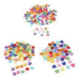 Maxbell Transparent Acrylic Star Spacer Loose Beads Charms DIY Jewelry Makings 14mm