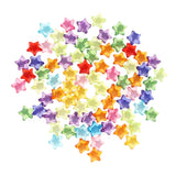 Maxbell Transparent Acrylic Star Spacer Loose Beads Charms DIY Jewelry Makings 14mm